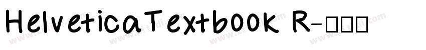 HelveticaTextbook R字体转换